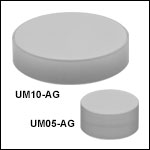 Round Mirrors, Ultrafast-Enhanced Silver Coating