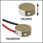 Round Piezo Chips, 200 V