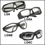 Laser Safety Glasses: 93% Visible Light Transmission