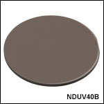 Ø25 mm UV Fused Silica Metallic ND Filters, Unmounted