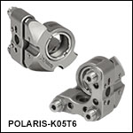 Ø1/2in Polaris<sup>®</sup> SM05-Threaded Kinematic Mirror Mount, 3 Adjusters