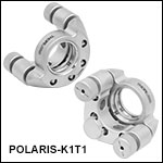 Ø1in Polaris<sup>®</sup> SM1-Threaded Kinematic Mirror Mounts, 2 Adjusters