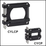 Cylindrical Lens Mounts for 30 mm and 60 mm Cage Systems