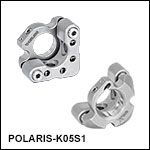 Polaris<sup>®</sup> Ø1/2in Kinematic Mirror Mounts, 2 Adjusters