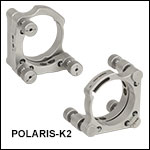 Polaris<sup>®</sup> Ø2in Kinematic Mirror Mount, 3 Adjusters