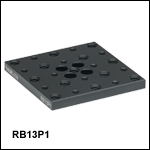 Vertical Translation Stage Accessories: 1/4in-20 (M6) and 8-32 (M4) Tapped Top Plate