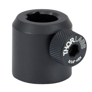 PH1 - Ø1/2in Post Holder, Spring-Loaded Hex-Locking Thumbscrew, L = 1in