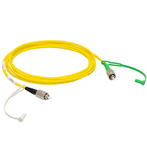 P5-630AR-2 - SM Patch Cable, AR-Coated FC/PC to Uncoated FC/APC, 633 - 780 nm, 2 m