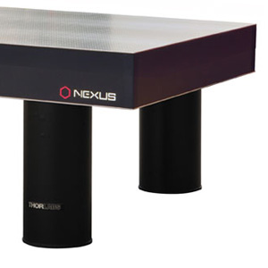 T1020CK - Nexus Optical Table, 1 m x 2 m x 210 mm, with 700 mm Tall Active Isolator Legs