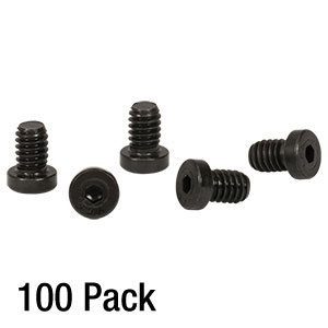 SH25LP38 - 1/4in-20 Low-Profile Channel Screw, 3/8in Long, 100 Pack