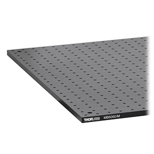 MB6060/M - Aluminum Breadboard, 600 mm x 600 mm x 12.7 mm, M6 Taps