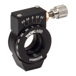 PRM05/M - High-Precision Rotation Mount for Ø1/2in (12.5 mm) Optics, Metric