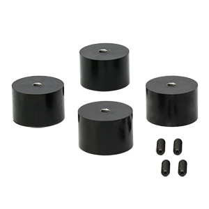 AV5/M - Ø38.1 mm Sorbothane Feet, Internal M6 Mounting Thread, 4 Pieces