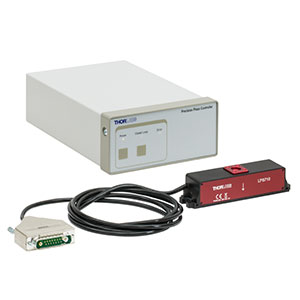 LPS710E - Piezo Stage and Paired Controller, 1100 µm Travel , 4-40 Mounting Taps