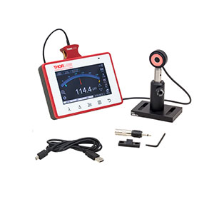 PM400K4 - Touchscreen Digital Power & Energy Console, Ge Sensor, 700 nm - 1800 nm, 50 nW - 40 mW