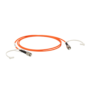 M64L01 - Ø10 µm, 0.100 NA, FC/PC-FC/PC Fiber Patch Cable, 1 m