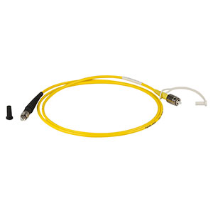 P2-405B-PCSMA-1 - Single Mode Patch Cable, 405 - 532 nm, FC/PC to SMA, Ø3 mm Jacket, 1 m Long 