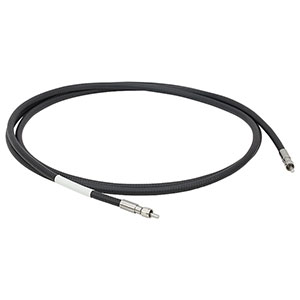 MR15L02 - Ø105 µm, 0.22 NA, Low OH, SMA-SMA Armored Fiber Patch Cable, 2 Meter