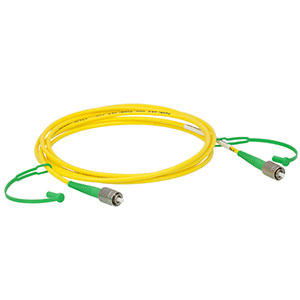 P3-405AR-2 - SM Patch Cable, AR-Coated FC/APC to Uncoated FC/APC, 405 - 532 nm 2 m