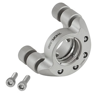 POLARIS-K1T1 - Polaris<sup>®</sup> SM1-Threaded Ø1in Mirror Mount, 2 Adjusters, 2 Retaining Rings Included