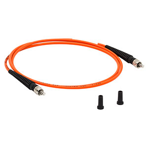 M68L01 - Ø25 µm, 0.100 NA, SMA-SMA Fiber Patch Cable, Low OH, 1 m Long