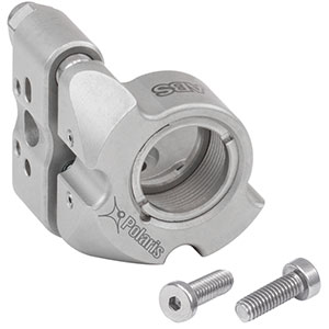 POLARIS-K05T2 - Polaris<sup>®</sup> SM05-Threaded Ø1/2in Mirror Mount, 2 Hex Adjusters with Lock Nuts, 2 Retaining Rings Included