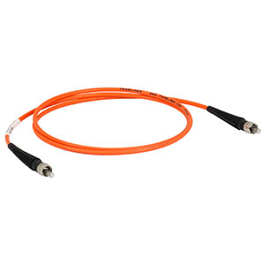 M111L01 - Ø105 µm, 0.22 NA, SMA-SMA Solarization-Resistant MM Fiber Patch Cable, 1 m Long