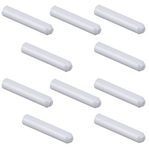 CFLC440-10 - Ø1.25 mm, 6.4 mm Long Ceramic Ferrule for MM Fiber, Ø440 µm Bore Size, 10 Pack