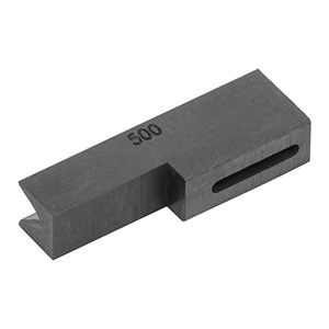 VHG500L -  Extended Graphite V-Groove, Ø450 µm - Ø500 µm, 0.594in Length