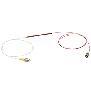 RW1550R2F - In-Line Fiber Partial Reflector, 1550 ± 100 nm, 10:90 (R:T) Ratio, FC/PC Connectors