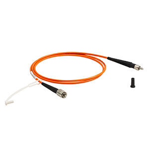 M134L01 - Ø600 µm, 0.50 NA, High OH, FC/PC to SMA905 Fiber Patch Cable, 1 m