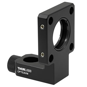 CPTS20/M - Cage Plate to Ø1/2in Post Adapter, 20 mm Post Offset, Metric Thumbscrew