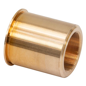 F38SSN2P - Threaded Bushing, Phosphor Bronze, 3/8in-100, 0.57in Long